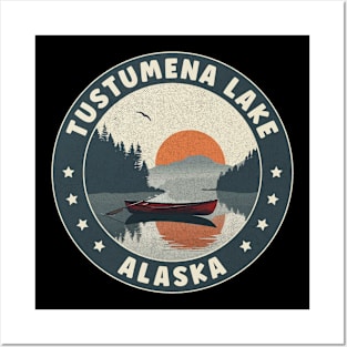 Tustumena Lake Alaska Sunset Posters and Art